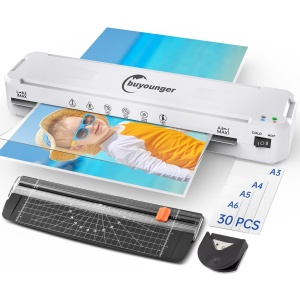 Buyounger A3 Laminator Machine with Fast Warm-up for Home FNL012